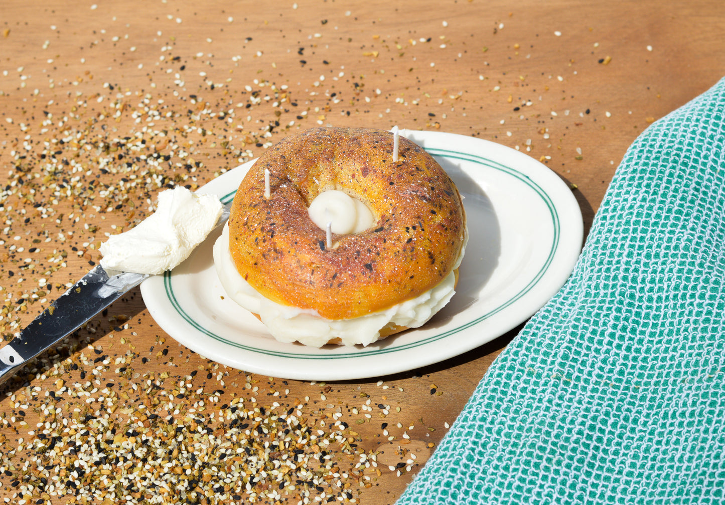 Bagel Candle