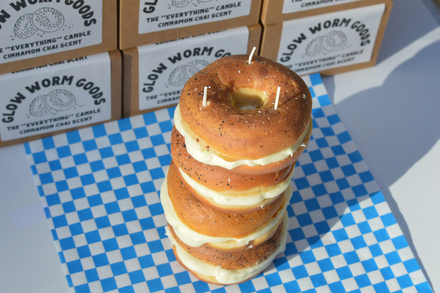 Bagel Candle