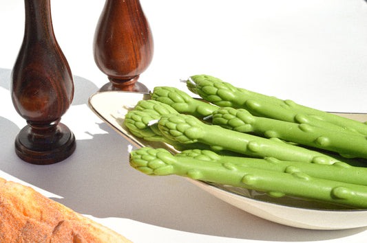 Asparagus Candlestick set of 2